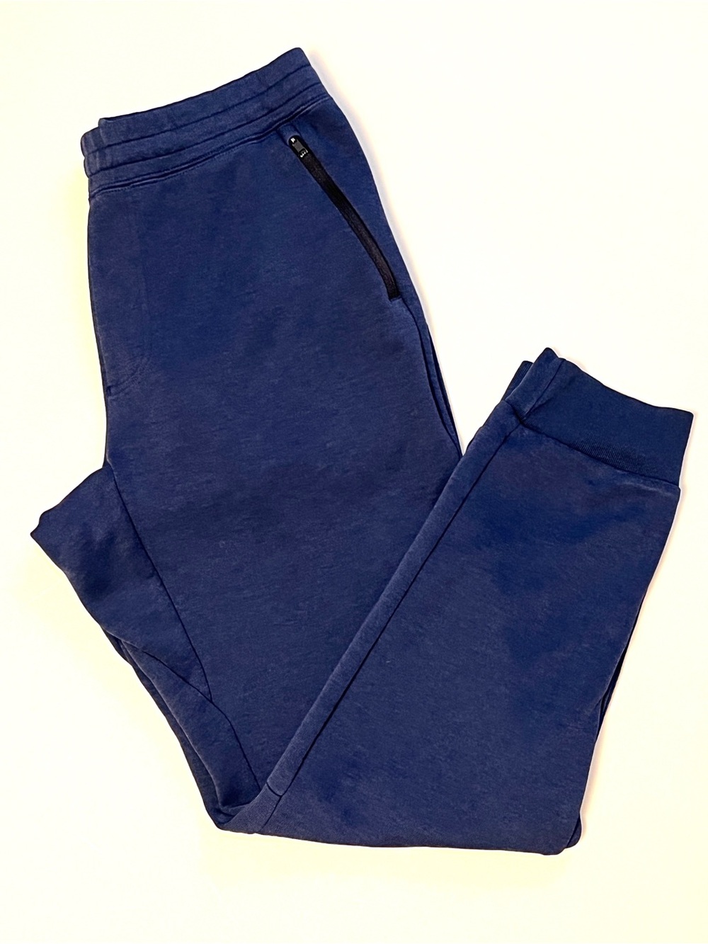 Uniqlo Men's Ultra-Stretch Active Commuter Joggers Navy Size Large Tapered Leg